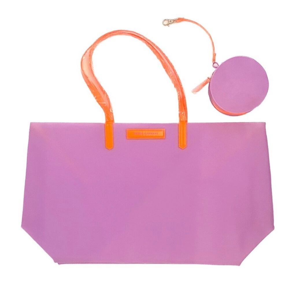 New Purple Jelly Tote Bag with Coin Purse Drunk Elephant